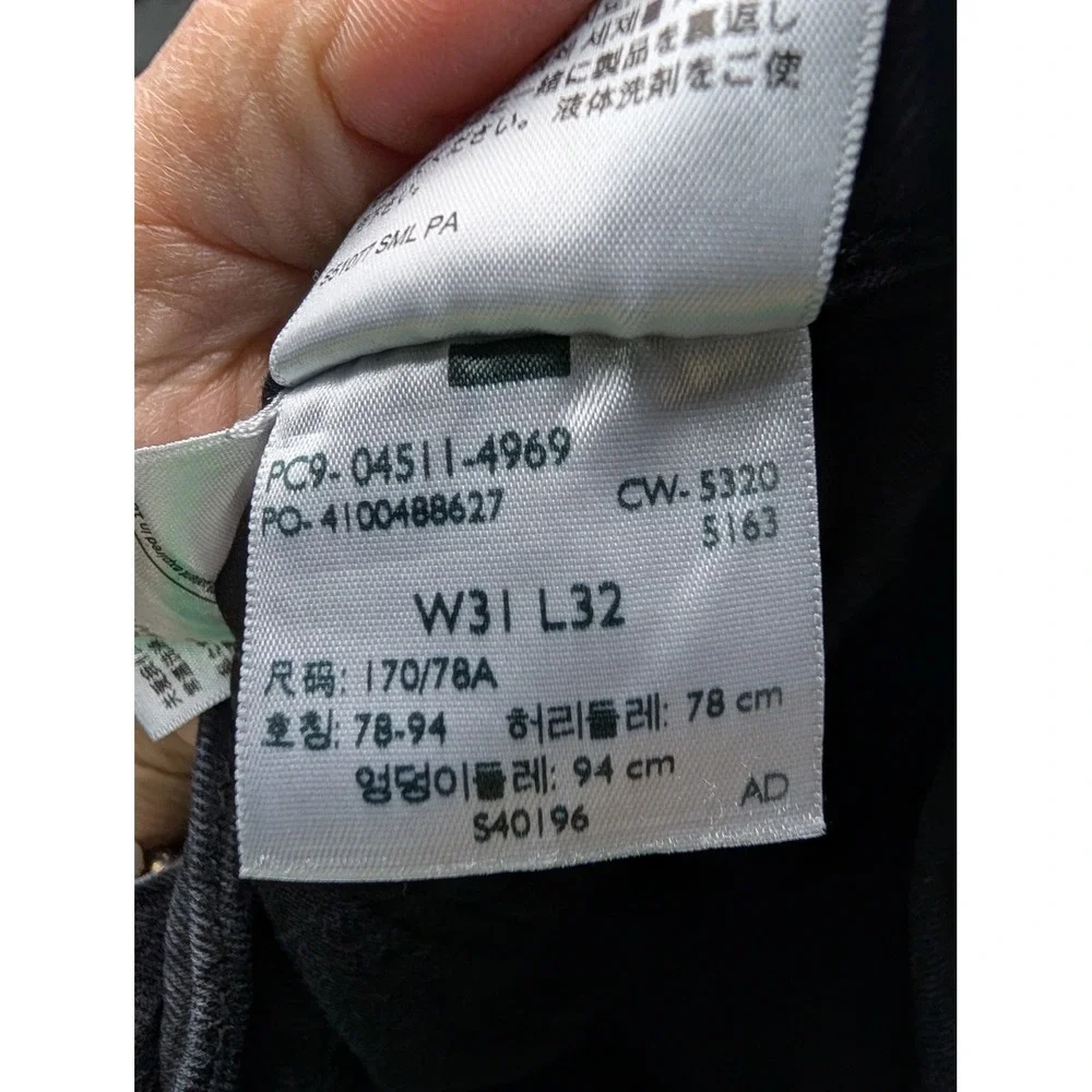 Levi Strauss & Co 511 Slim Fit Jeans Black W31 L32 04511-4969